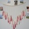 Pink & White Large Macrame Wall Hanging – Boho Blush Tassel Decor for Bedroom, Living Room, Girls’ Room, Nursery, or Dorm – Handmade Bohemian Wall Art, Perfect Boho Gift for Women and Girls